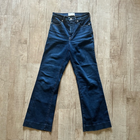 Everlane Modern Flare Jean, dark blue wash. Size 27 - Picture 2 of 7